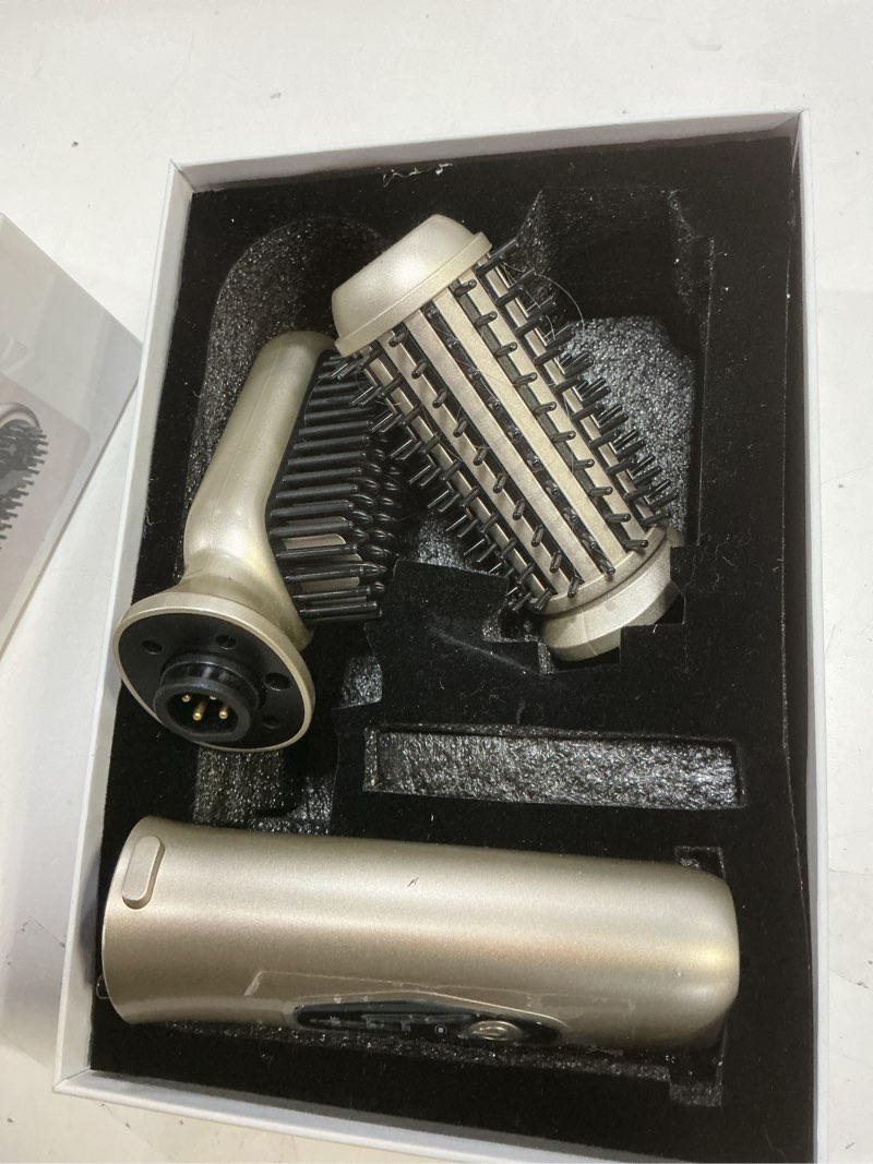Condition photo showing As Is for Cordless Hair Straightener Brush, 2 in 1 Curling & Straightening Brush with 200 Million Negative Ions, Mini Travel Hot Straightener Comb for Women, Fast Heating & Dual Voltage