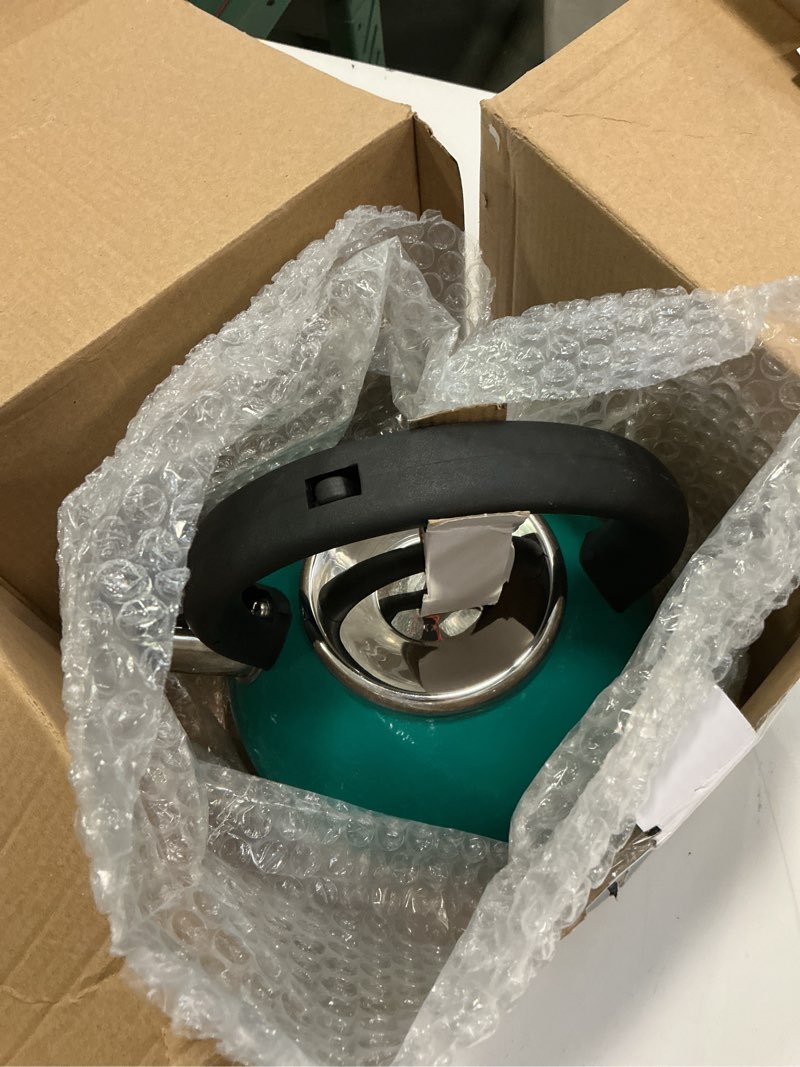 Condition photo showing Good Condition for 3.0 QT Stainless Steel Whistling Tea Kettle – Quick Boil Encapsulated Base, Cool-Touch Handle, Loud 