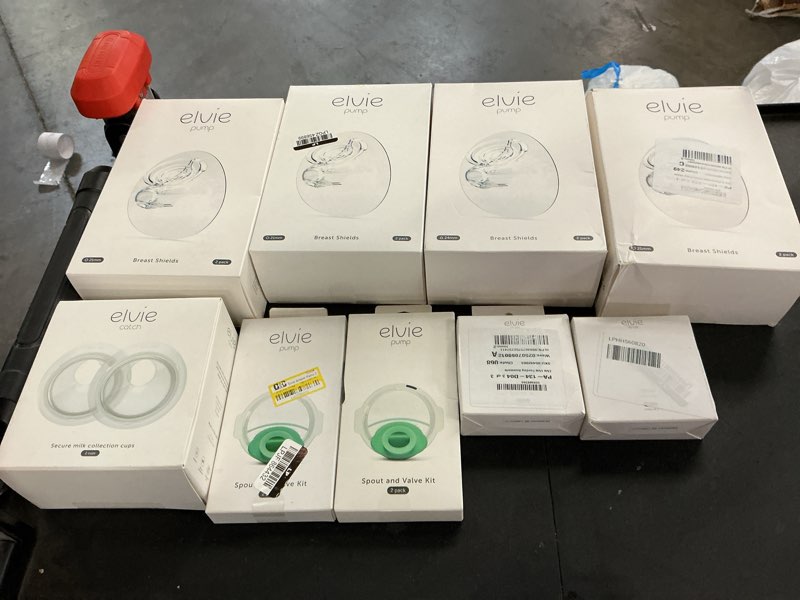assorted elvie breast pump essentials 
