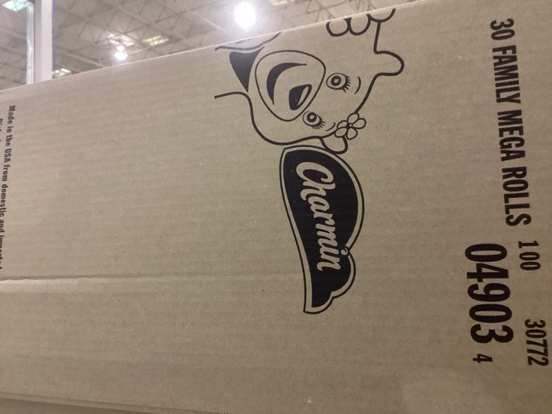 Charmin 30 mega family rolls