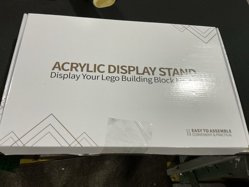 Condition photo showing As Is for Display Stand for Lego 21309 & 92176 NASA Apollo Saturn V, Acrylic Launch Platform for Lego 21309 & 