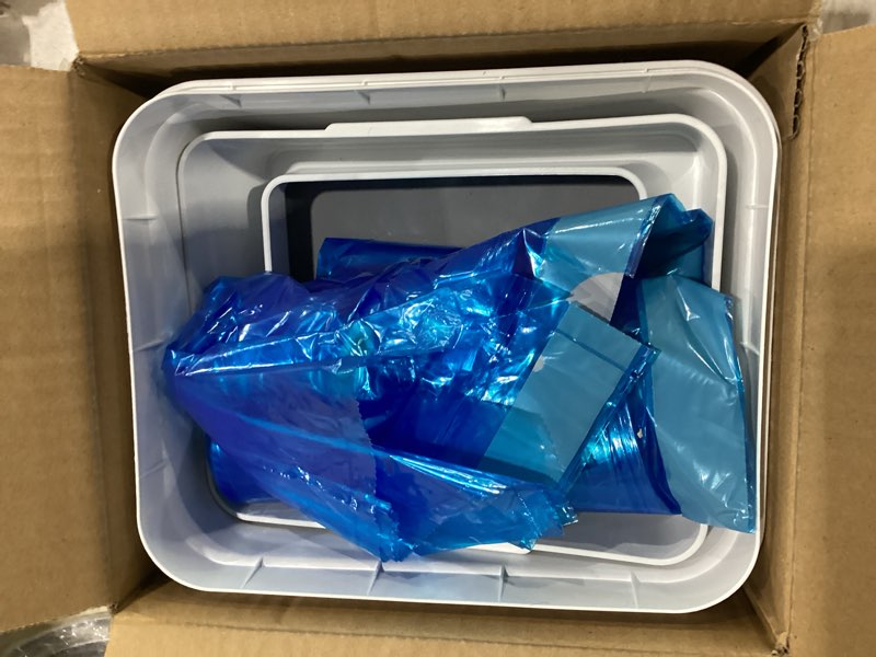 Condition photo showing Good Condition for gkj cat litter box waste disposal system for odor control cat litter trash can | includes 1 roll of 16 easy tear-off bags | diaper trash can