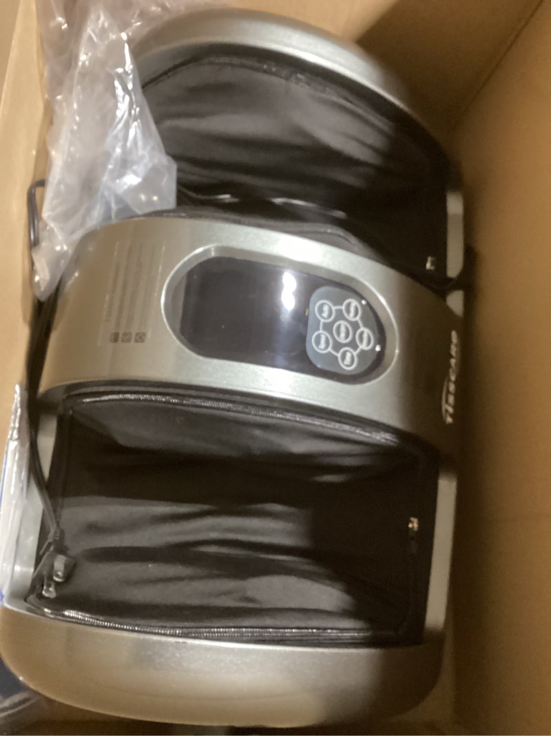 Condition photo showing Good Condition for TISSCARE Shiatsu Foot Massager with Heat, FSA Eligible HSA Foot Massager for Plantar Fasciitis, Neuropathy, Circulation and Pain Relief, Massage Feet at Home/Office, Gift for Men and Women 2026 New Upgraded,gray