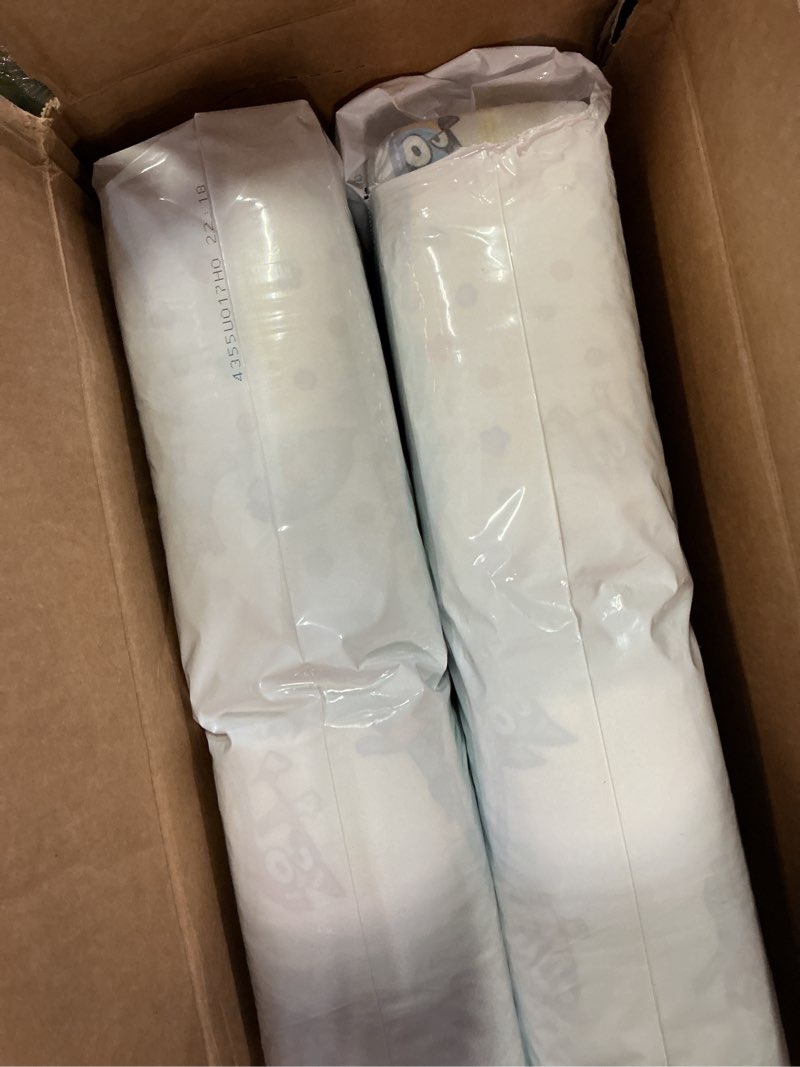 Condition photo showing Good Condition for luvs size 7 baby diapers, platinum protection bluey diapers for day & night, size 7, 124 count (packaging may vary) size 7 124