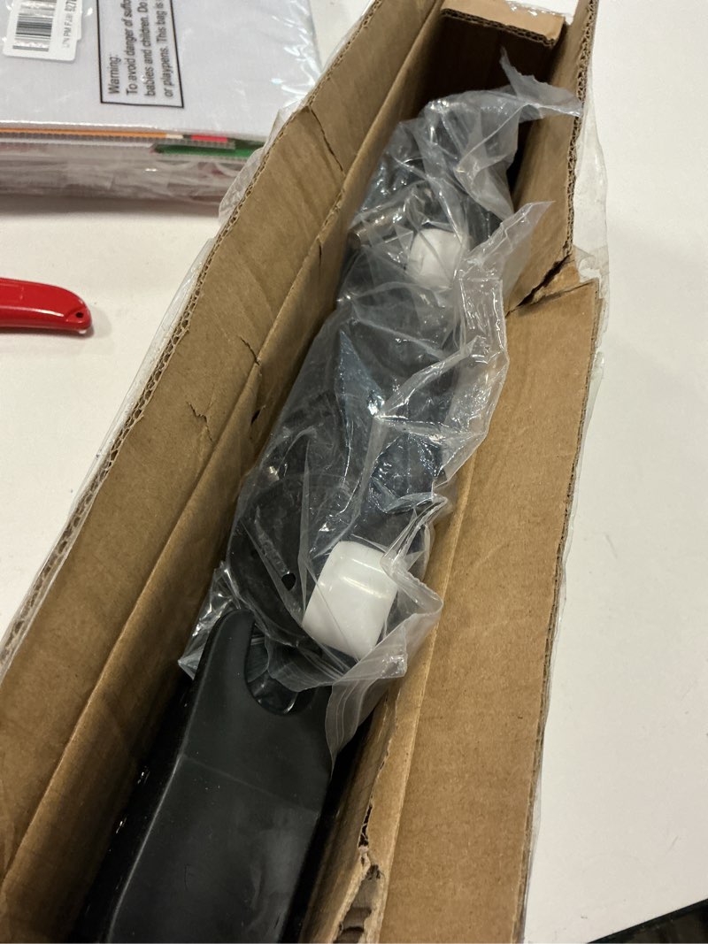 Condition photo showing As Is for Sliding Door Security Bar and 2-in-1 Sliding Glass Door Stoppers Security for Patio, Home, Hotel Door Stick Security?2Pack Black?