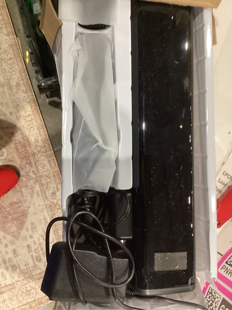 Condition photo showing Good Condition for TV Soundbar Speaker with Bluetooth/AUX/USB/TF/Coaxial, Sound Bar for Smart TV with 4 Wireless Microphones, Surround Sound System for TV (Full Black, 4mic)