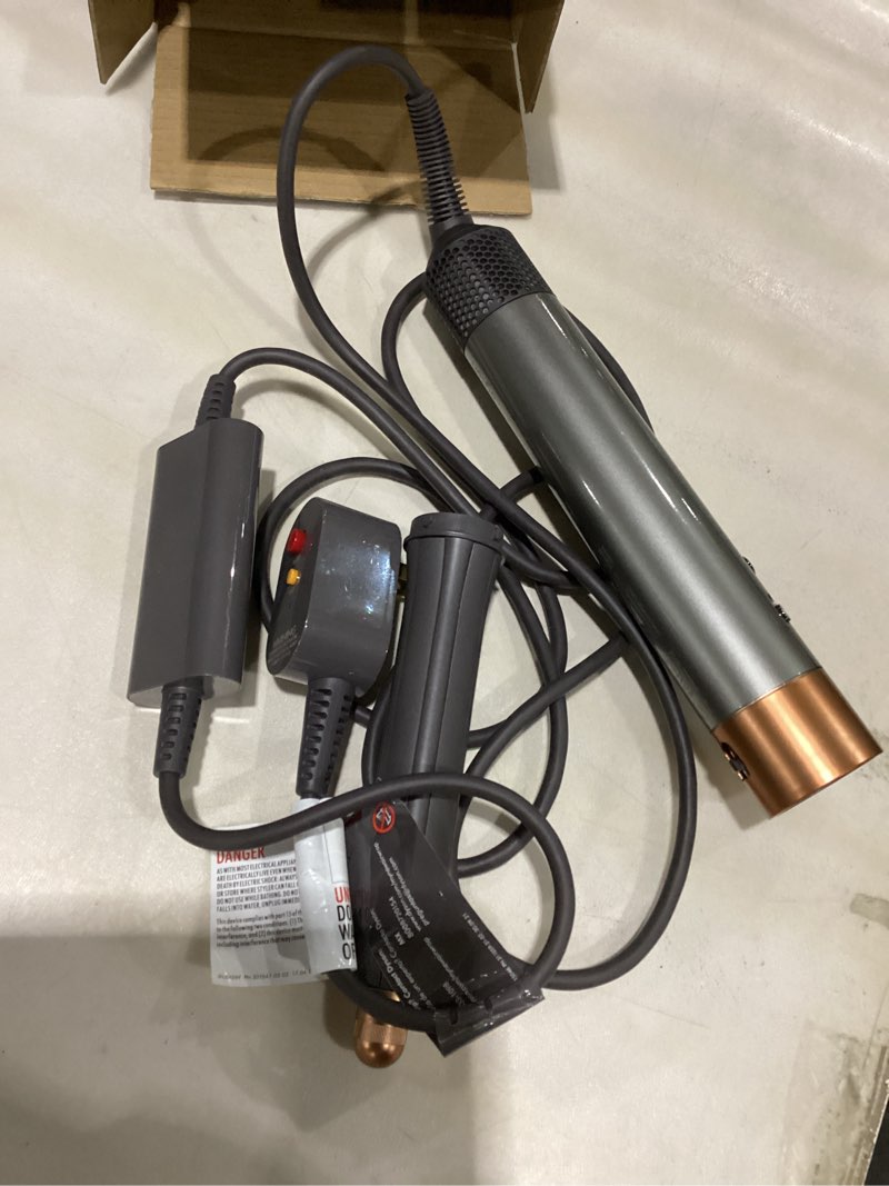 Condition photo showing As Is for Dyson Airwrap™ Origin Multi-Styler, No Heat Damage, 1.2" Barrel, Round Brush, Flyaway Attachment