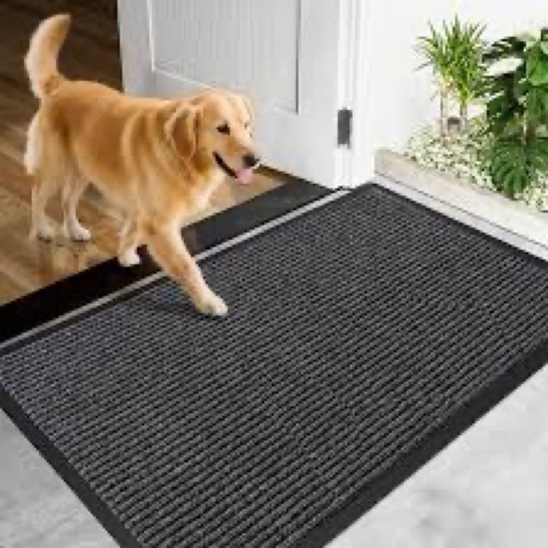 futurwit front door mat, 6' x 4' heavy duty indoor outdoor doormat, non-slip backing welcome mats fo