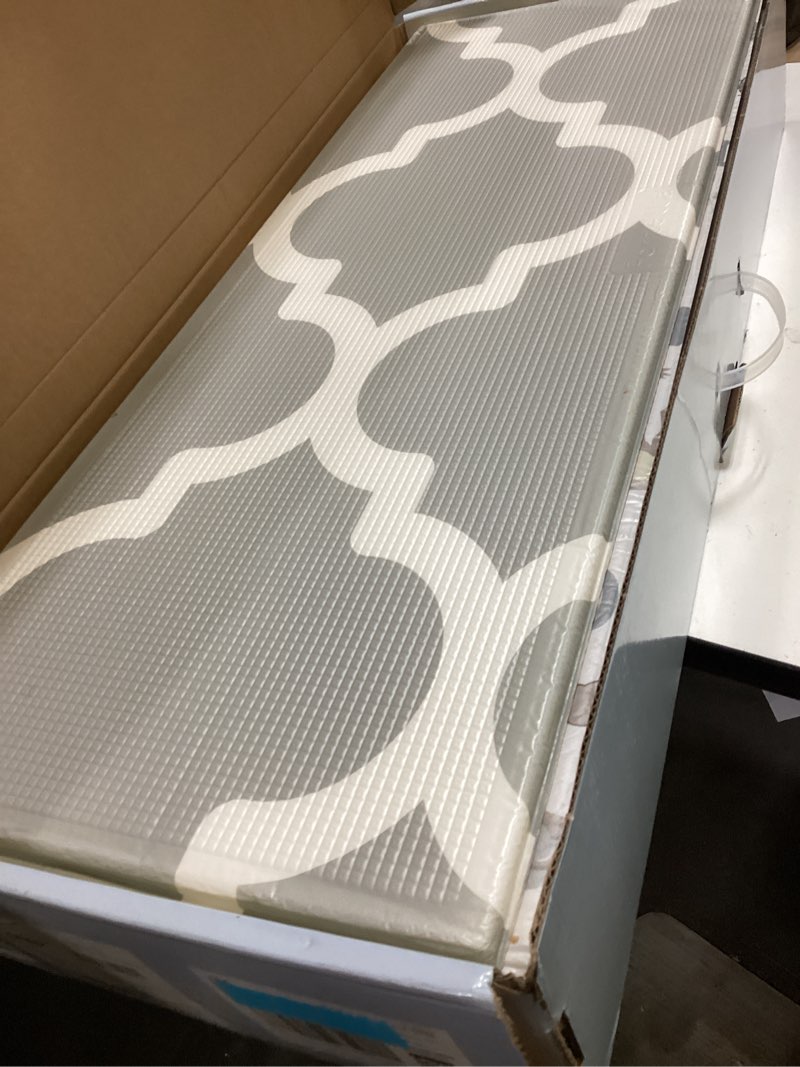 Condition photo showing Good Condition for fortella extra large baby play mat for playpens, 71.5”x70” reversible & waterproof, certified non-toxic foam mat, 0.6” thick foldable playmat with travel case for tummy time & crawling, indoor outdoor