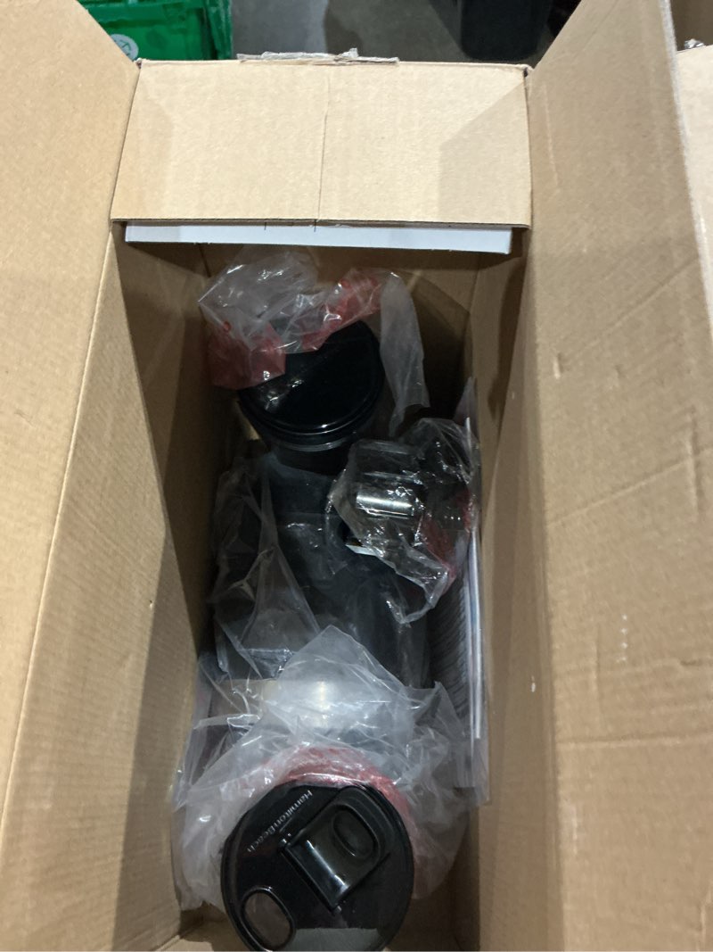 Condition photo showing As Is for ninja bn301 nutri-blender plus compact personal blender, 900-peak-watt motor, frozen drinks, smoothies, sauces & more, (3) 20 oz. to-go cups, (2) spout-lids (1) storage-lid, dishwasher safe, silver push to blend + 3 cups