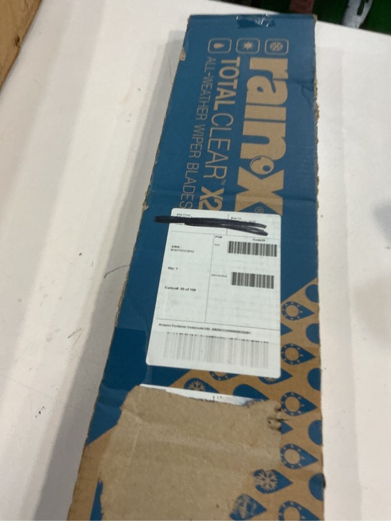 Condition photo showing New/Like New for Rain-X 810330 Total Clear Beam Wiper Blades 26" & 16" Windshield Wipers for All-Weather Performance, Rubber Squeegee for Smooth Clean Wipe & Quiet Operation - 2 Pack Value 26" and 16" Total Clear