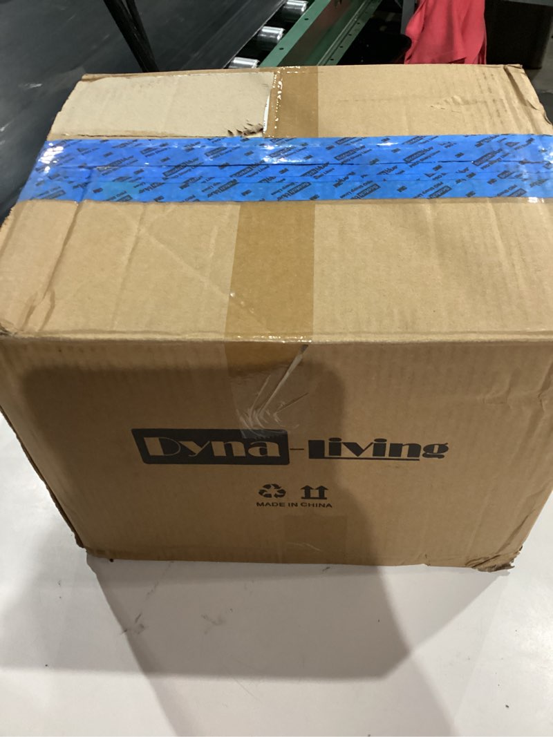 Condition photo showing New/Like New for dyna-living commercial waffle maker restaurant, 1200w professional waffle maker commercial waffle iron non-stick classic waffle machine electric waffle bowl maker for home, hotel silver-single head