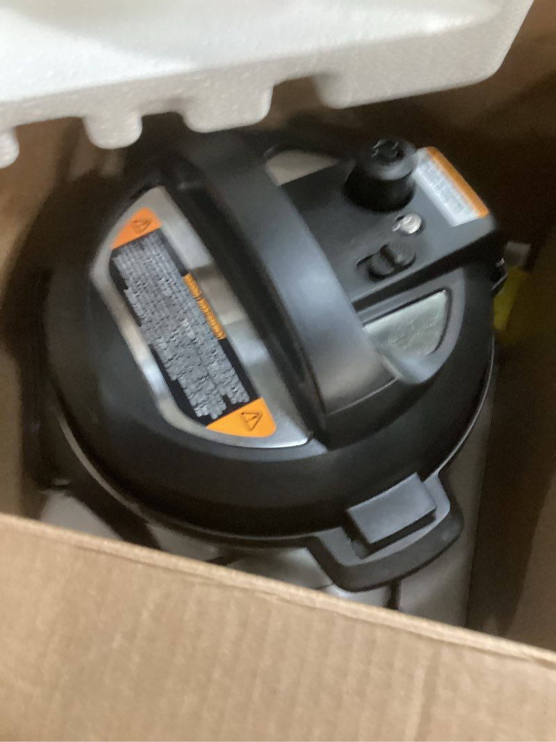 Condition photo showing As Is for Instant Pot Duo 7-in-1 Mini Electric Pressure Cooker, Slow Rice Cooker, Steamer, Sauté, Yogurt Maker, Warmer & Sterilizer, Includes Free App with over 1900 Recipes, Stainless Steel, 3 Quart
