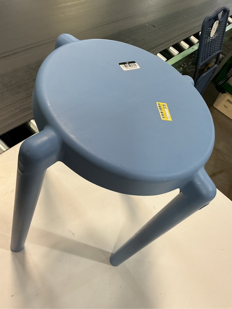 Condition photo showing Good Condition for round accent patio end table blue - room essentials™