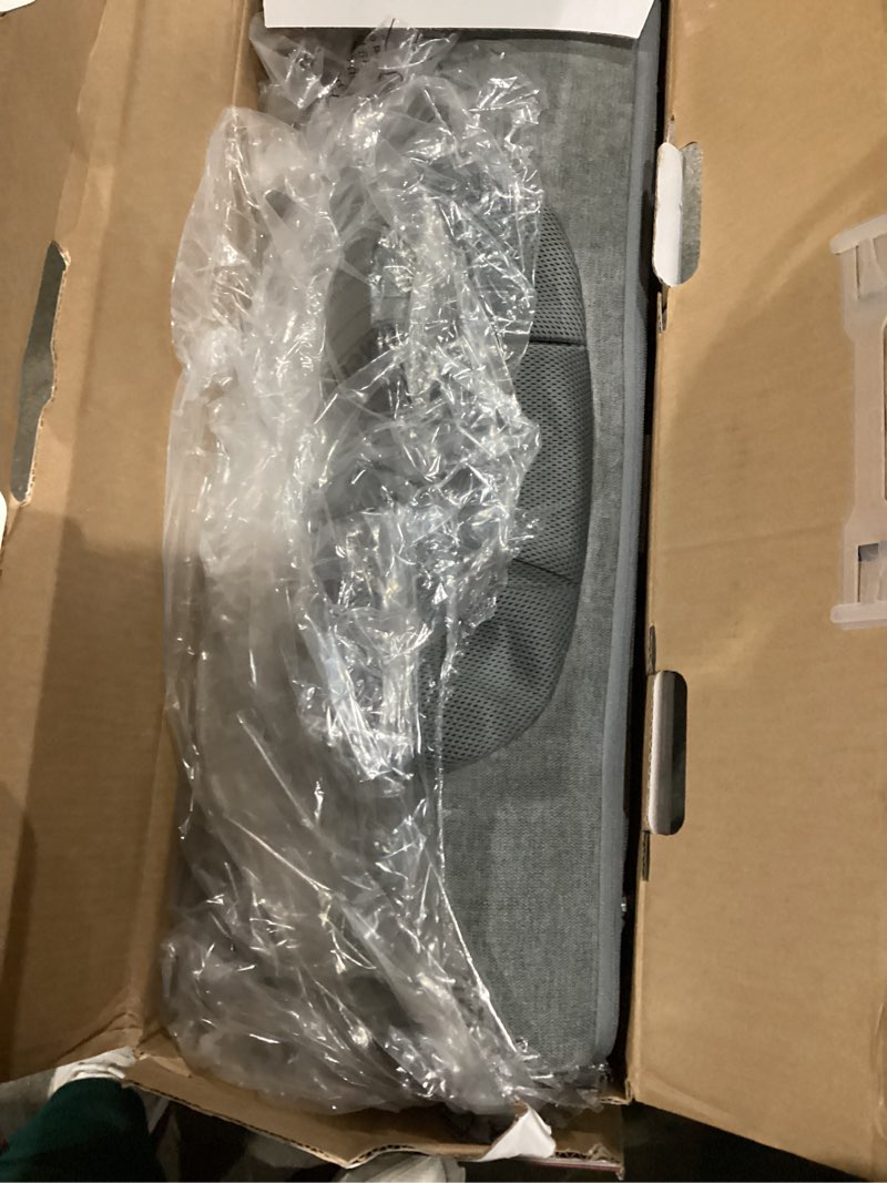 Condition photo showing As Is for Full Body Massage Mat, Detachable Neck Massager, Back Massager Pad, Massage Chair Full Body, 10 Vibrating Motors, 5 Massage Modes and 3 Heating Settings