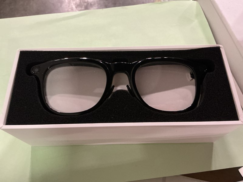 Condition photo showing Good Condition for ai smart glasses with 4k camera, 8mpw anti-shake bluetooth glasses, 1080p video recording dual mic noise reduction, real time translation&simultaneous interpretation (ai glasses with camera)