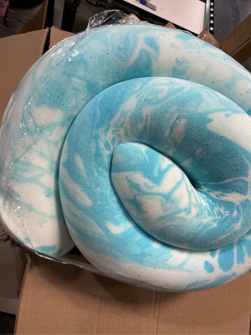 Condition photo showing Good Condition for ((Size unknown ))Memory Foam Mattress Topper