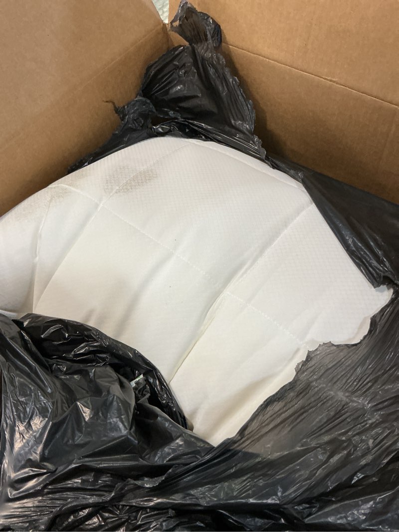 Condition photo showing As Is for nuzzle cooling adjustable pillow for side sleepers, luxury standard size bed pillow hotel collection - best adjust height soft firm pillow for back, stomach or side sleepers - home gifts