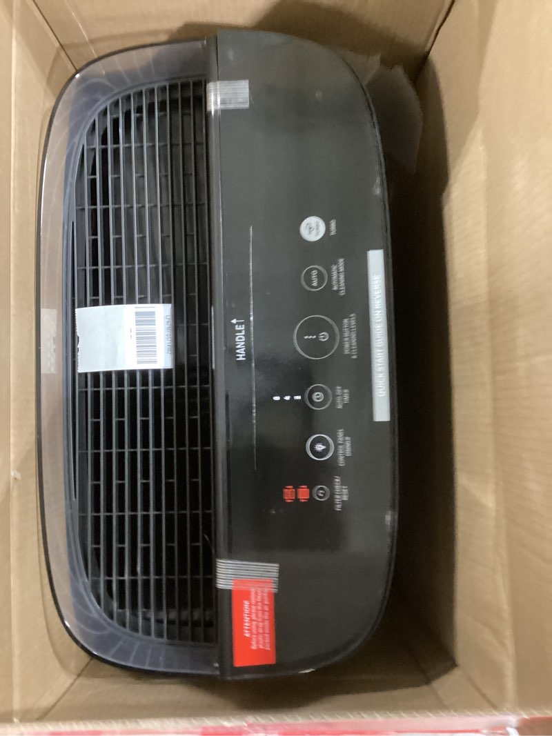 Condition photo showing Good Condition for Honeywell HEPA Air Purifier for Home, 2423 Ft² Rooms in 1 hour, Air Quality Monitor, Auto Mode, Reduces Allergens, Dust, Pollen, Pet Dander, Odors, Smoke, Black, HPA5300B 2400 sq. ft