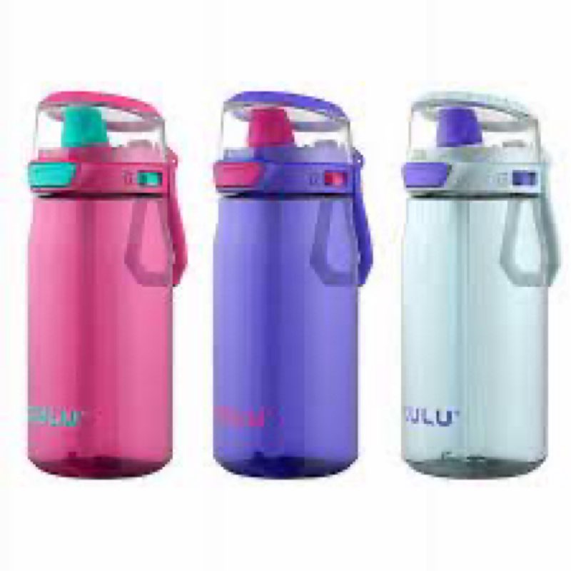 ZULU 3 Tritan Water Bottles Flex 3 Pack Pink,Purple and Mint 16 OZ