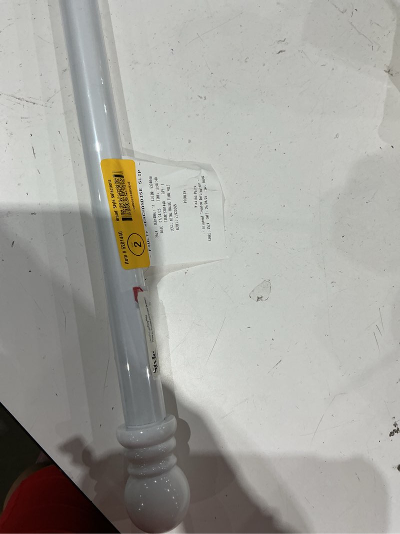 Condition photo showing Good Condition for  style selections 4.67-ft white metal house flag pole