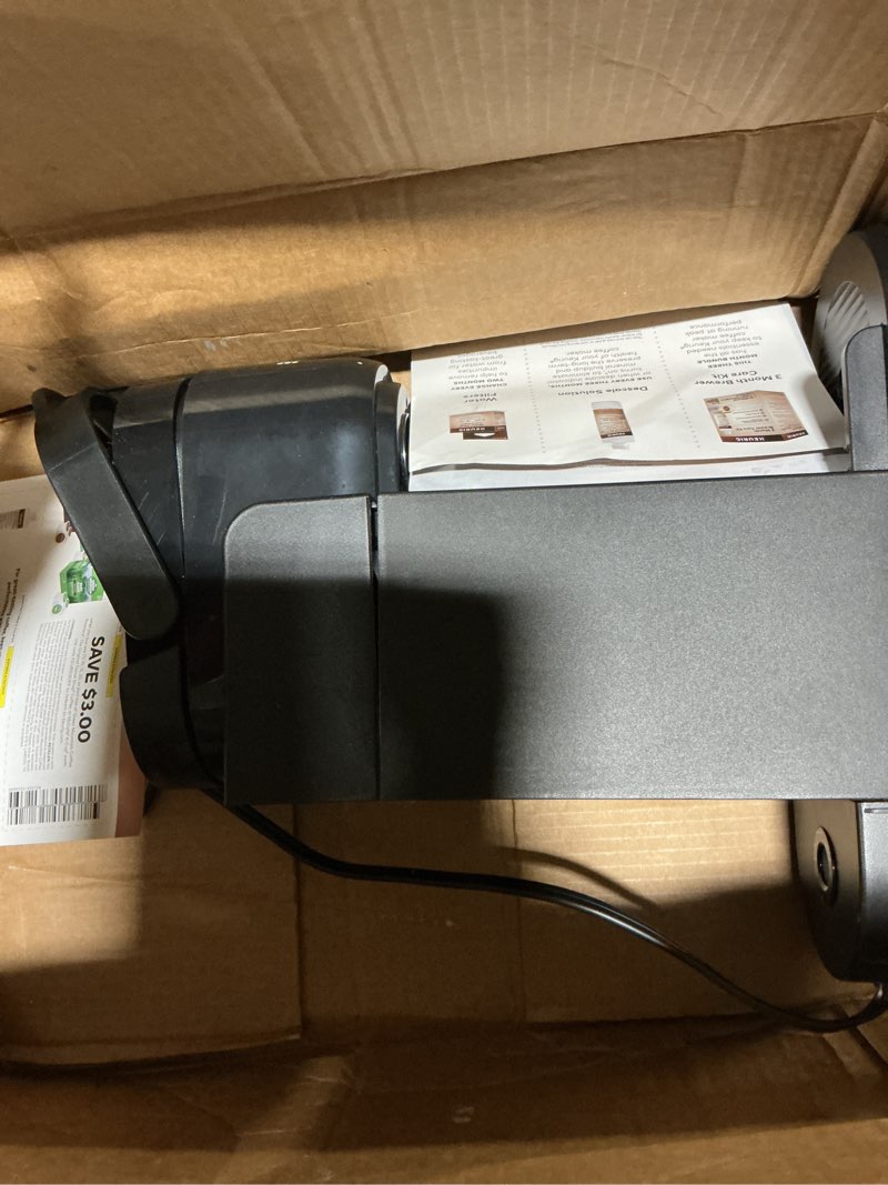 Condition photo showing As Is for Keurig K-Express Single Serve K-Cup Pod Coffee Maker, 3 Brew Sizes, Strong Button Feature, 42oz Removable Reservoir, Black