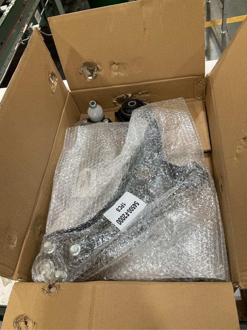 Condition photo showing Good Condition for 2pc 54500f2000 left+right front lower suspension control arm with ball joint assembly for hyundai elantra/elantra gt/kona 2017-2023 for kia forte/forte5 2019-2023 replace 527-479 54500f2aa0 54500f3000