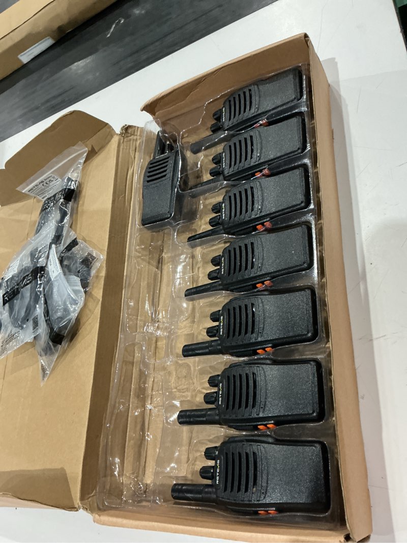 Condition photo showing As Is for retevis rt22 compact & lightweight walkie talkies long range  | charge  radios at once, comfortable for all-day wear, clear audio & fewer repeat calls, -hour battery, long-term supply