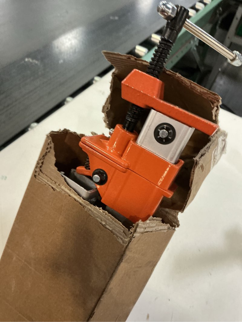 Condition photo showing As Is for FEIRONG 48-inches Bar Clamps with 2-Pack, 330LB Load Limit with Built-in Ruler, 90° Angled Jaws for DIY Projects & Cabinet Installation