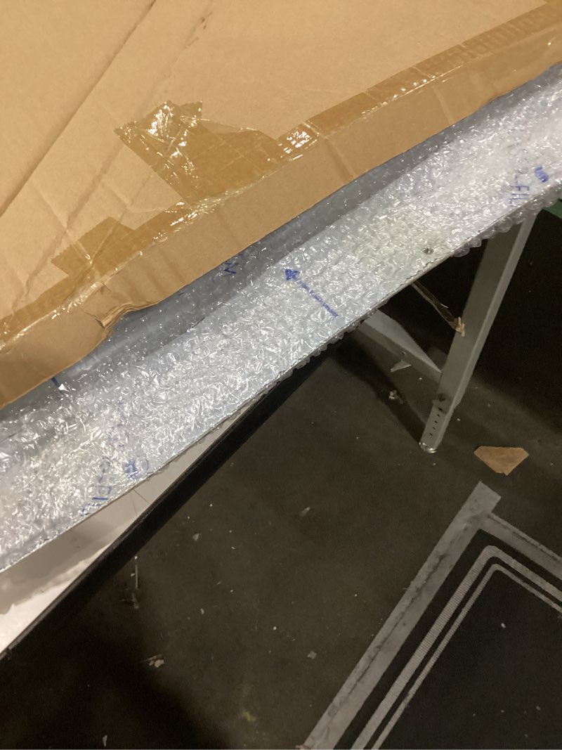 Condition photo showing New/Like New for 24”x 24”Return Air Grille Aluminum Louvered Vent Cover for Wall, Return Air Vent Cover 24 x 24 HVAC Duct Cover Air Filter Grille Vent Grille for Sidewall Ceiling 24”x 24” Silver