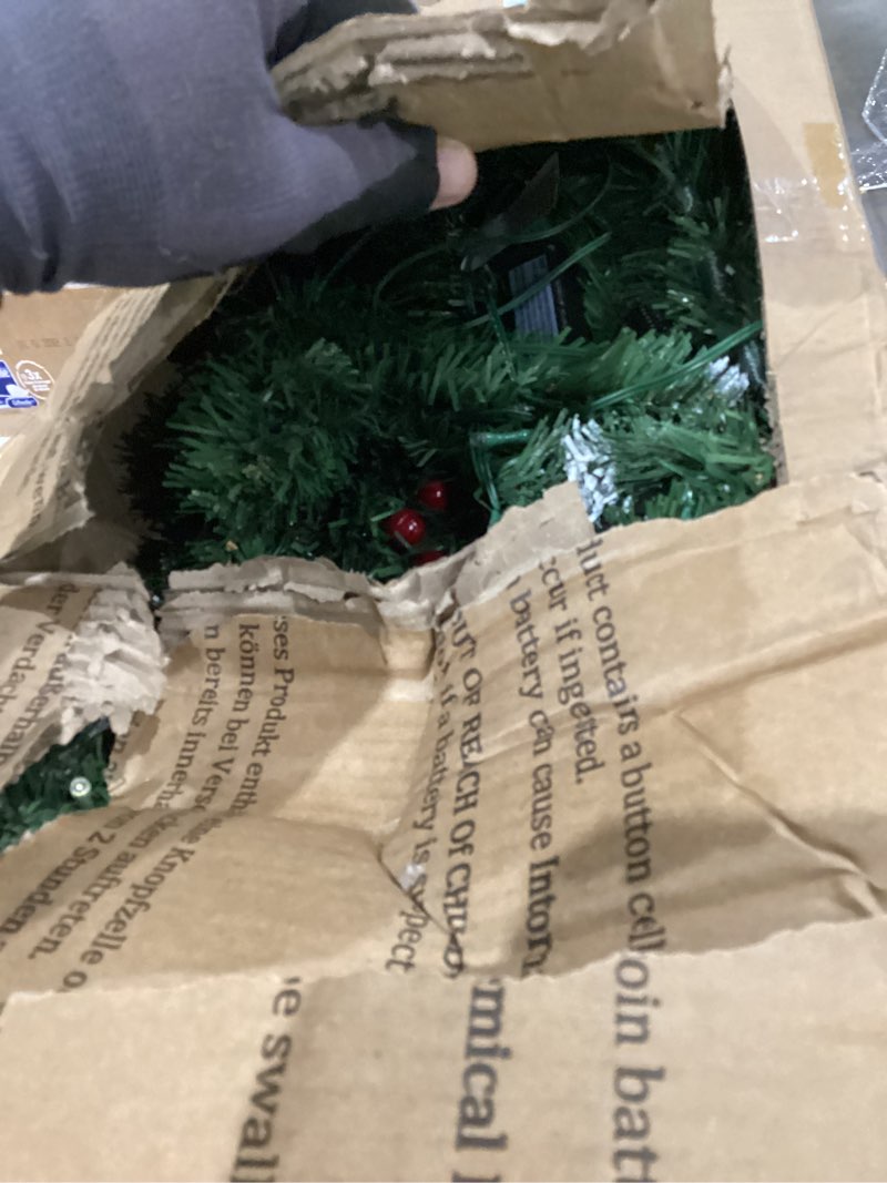 Condition photo showing Good Condition for [11 Modes & Timer] 6 FT LED Christmas Tree Cone Lights Color Changing, 180 LED Outdoor Christmas Cone Tree with 11 Modes Timer Remote for Indoor Outside Yard Porch Xmas Decor Multicolor & Warm White Style 1