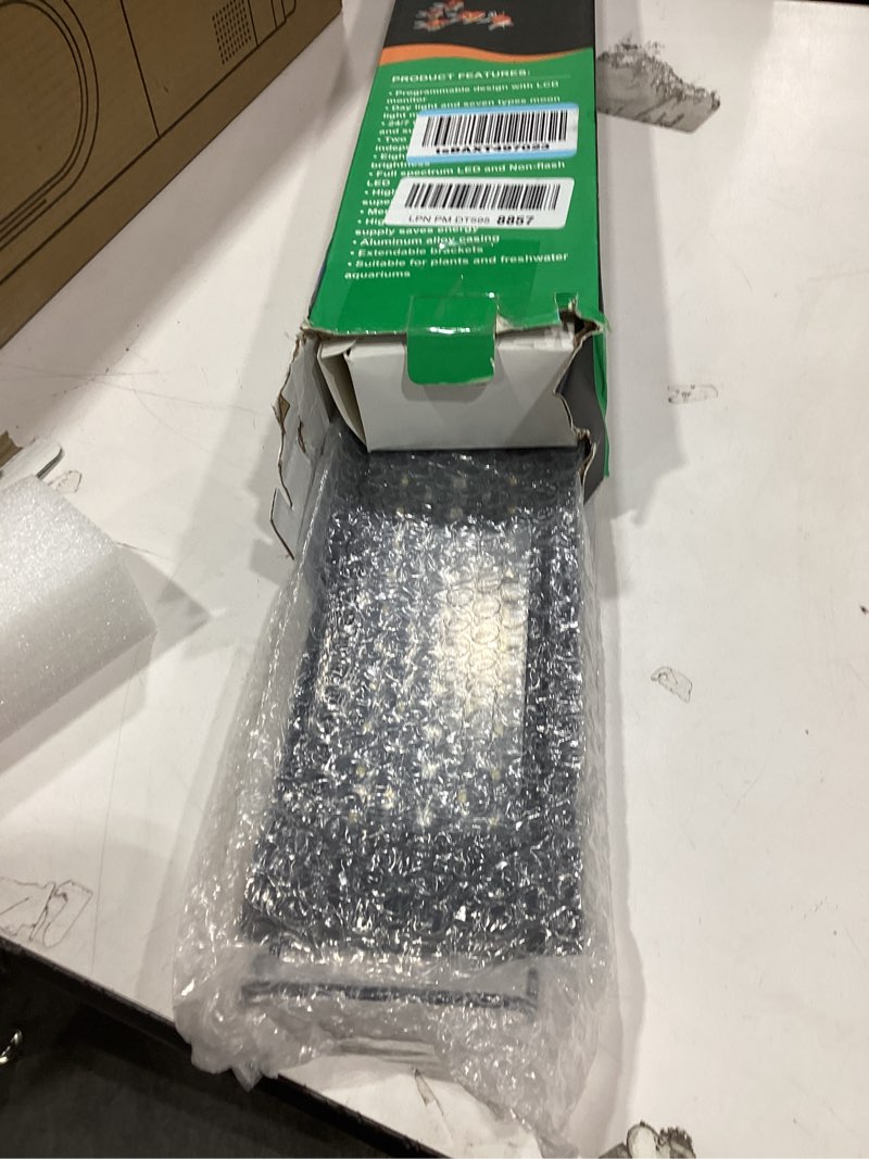 Condition photo showing New/Like New for hygger auto on off 48-55 inch led aquarium light extendable dimable 7 colors full spectrum light fixture for freshwater planted tank build in timer sunrise sunset 48"-55"