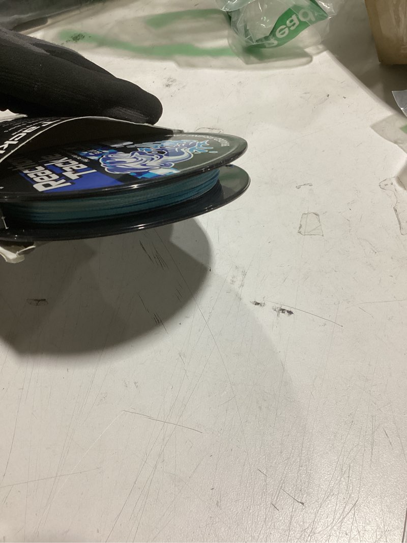 Condition photo showing Good Condition for reaction tackle braided fishing line - pro grade power performance for saltwater or freshwater fish - colored fishing line braid for extra visibility blue camouflage 40 lb (300 yards)