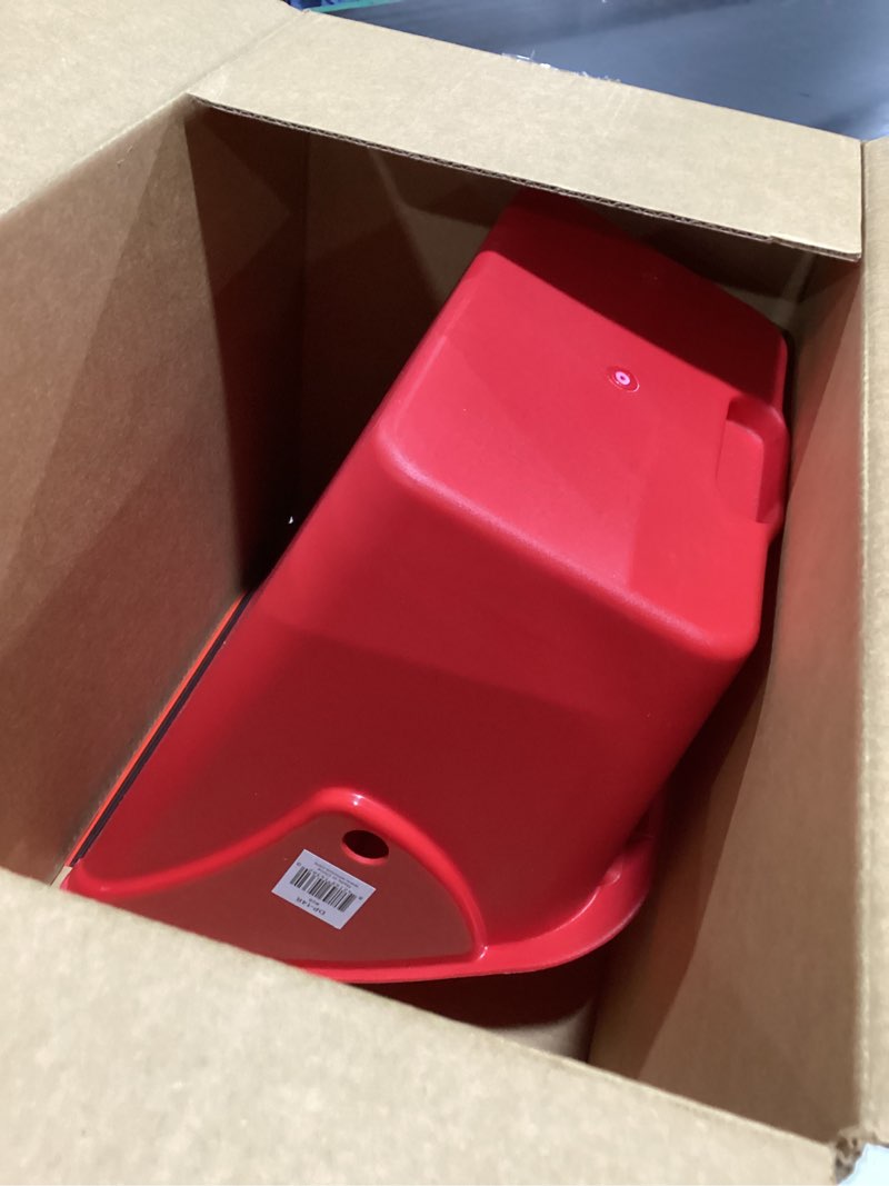 Condition photo showing As Is for Winco DP-14R Lobby Dust Pan 13-5/8 x 14 x 8-7/8"