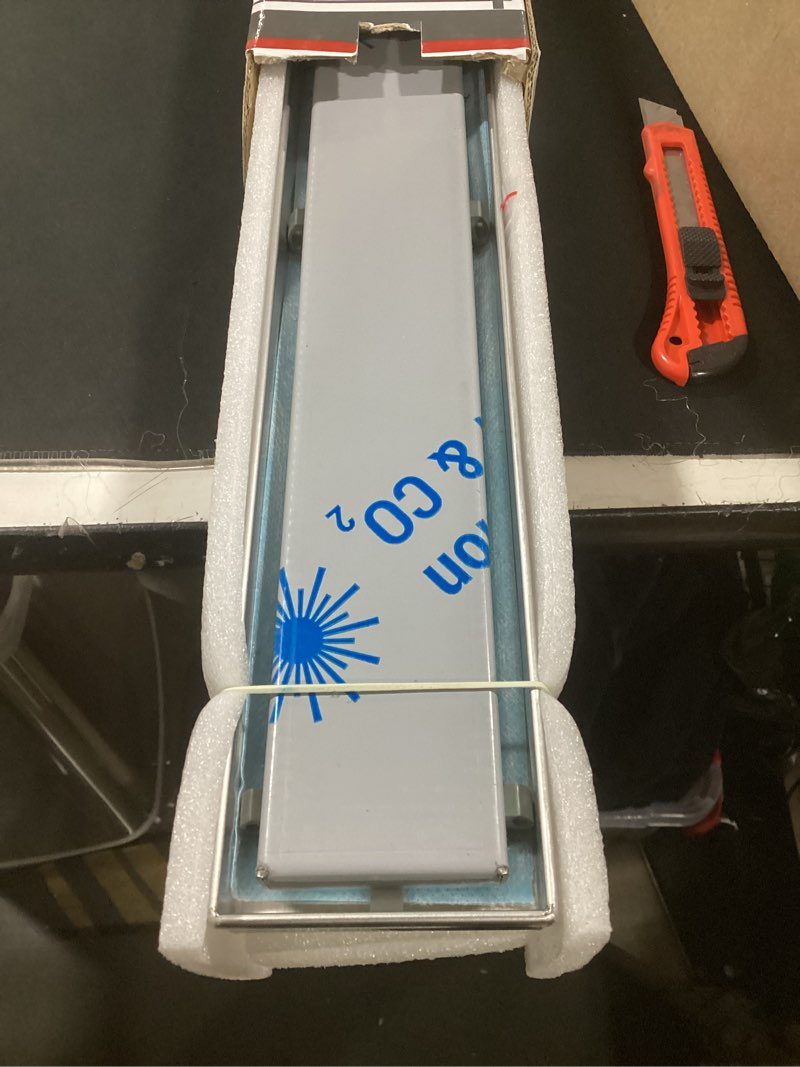 Condition photo showing Good Condition for neodrain 24-inch linear shower drain- with 2-in-1 flat & tile insert cover, brushed 304 stainless steel rectangle shower floor drain,floor shower drain stainless steel 24 in