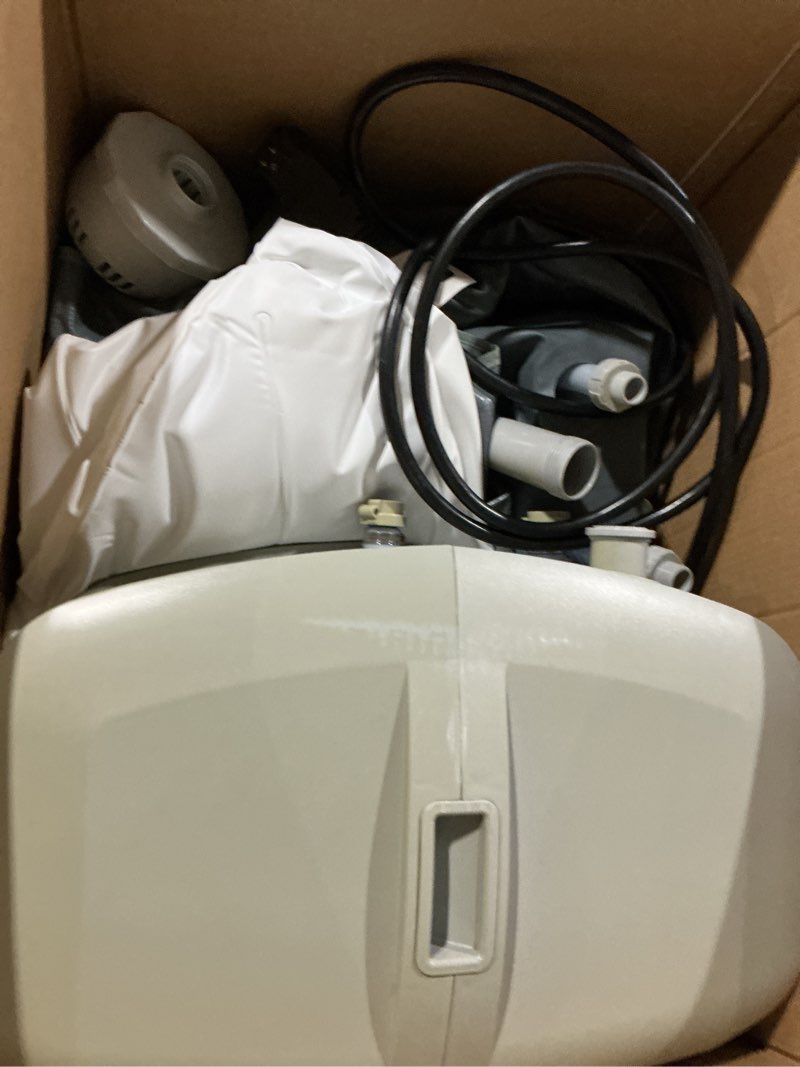Condition photo showing As Is for saluspa corsica energy-saving smart airjet inflatable hot tub, 77" x 28"