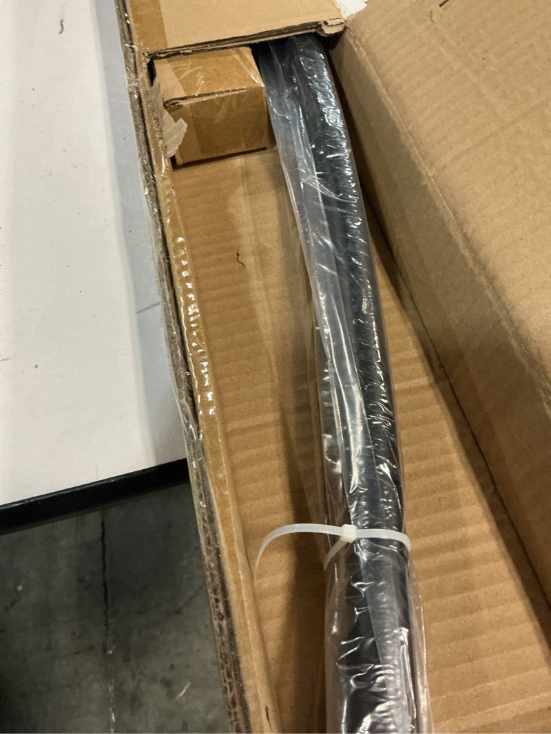 Condition photo showing Good Condition for Curved Shower Curtain Rod, TOPROD Black Round Shower Curtain Rod 48-72 Inches Adjustable, Rounded Bowed Stainless Steel Shower Rods for Bathroom, Bathtub, Stall, More Shower Space, Need to Drill