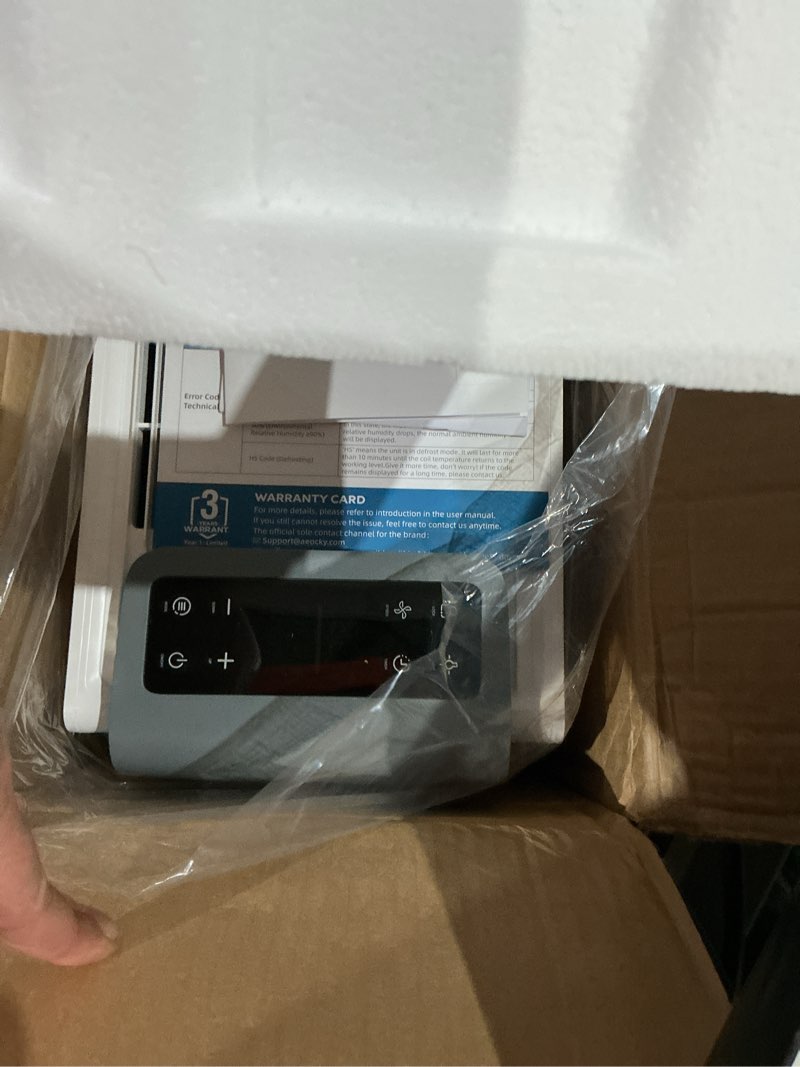 Condition photo showing Good Condition for 4500 sq.ft energy star most efficient 2025 dehumidifier,aeocky max 80 pint/day smart compressor dehumidifier with drain hose, intelligent humidistat,for basement,bedroom,home,bathroom