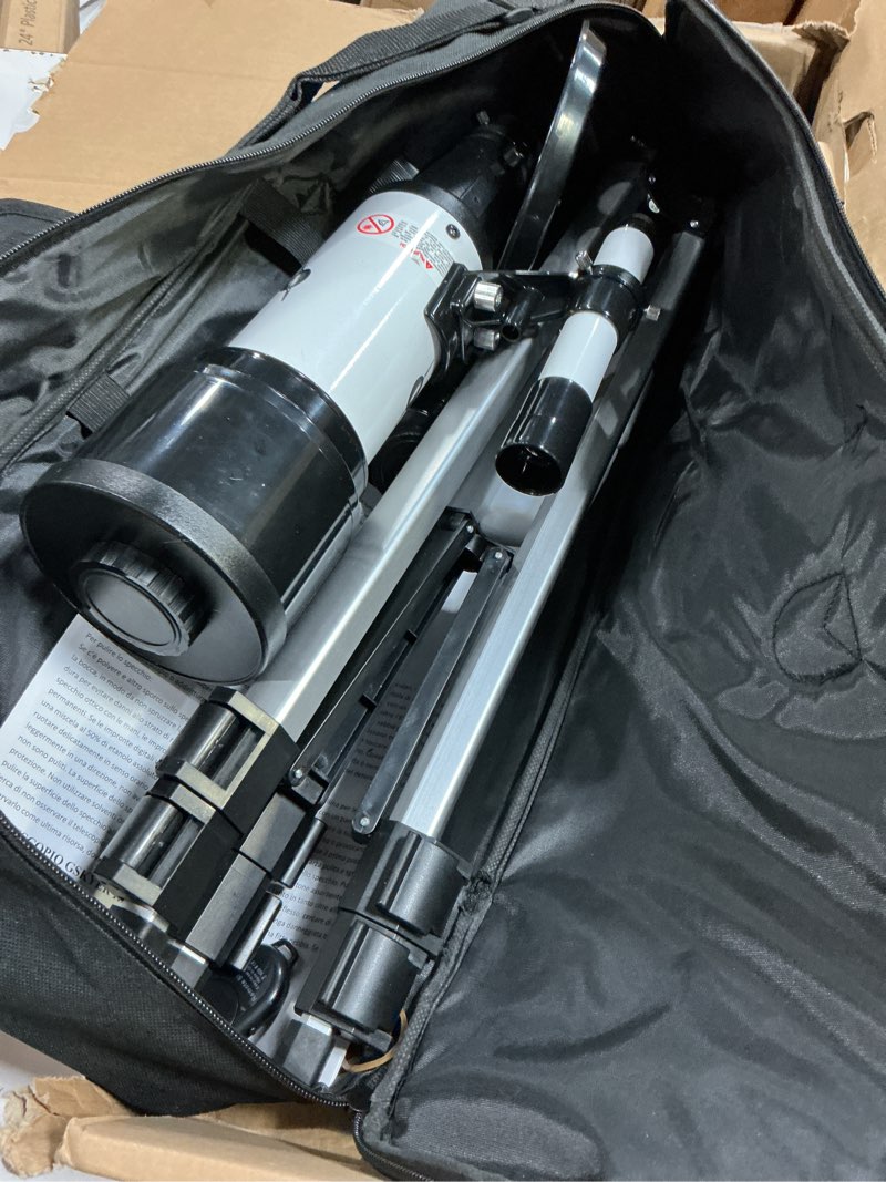 Condition photo showing Good Condition for gskyer telescope, 70mm aperture 400mm az mount astronomical refracting telescope for kids beginners - travel telescope with carry bag, phone adapter and wireless remote. az70400