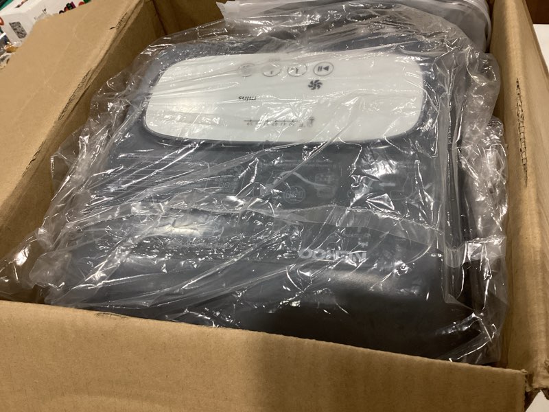 Condition photo showing New/Like New for cold therapy system, pain relief for post-surgery recovery, programmable ice therapy machine, continuous cryotherapy, universal pad for knee, ankle, cervical, back and leg, including 4 straps
