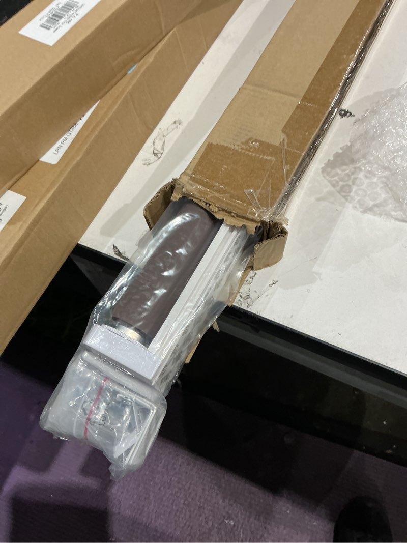 Condition photo showing Good Condition for lazblinds no tools no drill cordless roller shades, 100% blackout roller blinds for windows, thermal insulated uv protection waterproof roll up window blinds and shades, 26'' w x 72'' h, brown brown 26'' w x 72'' h