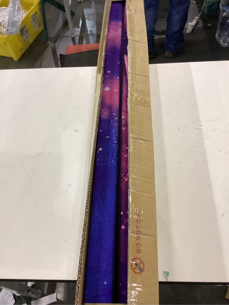 Condition photo showing New/Like New for 8FT Folding Balance Beam -Gymnastics Floor Beam -Gymnastics Equipment for Kids,Wood core- Anti-Slip Bottom and Carrying Bag for Home Magic Star-Purple suede