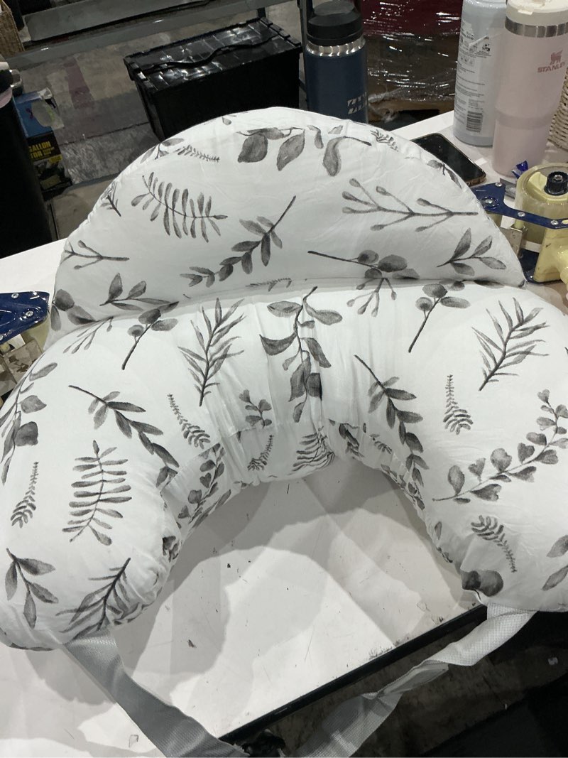 Condition photo showing Good Condition for momcozy innovative safety guard nursing pillow for breastfeeding- wider feeding pillows for more support for mom & baby- easier nursing & hand free- fit for all, removable cotton cover ink embrace