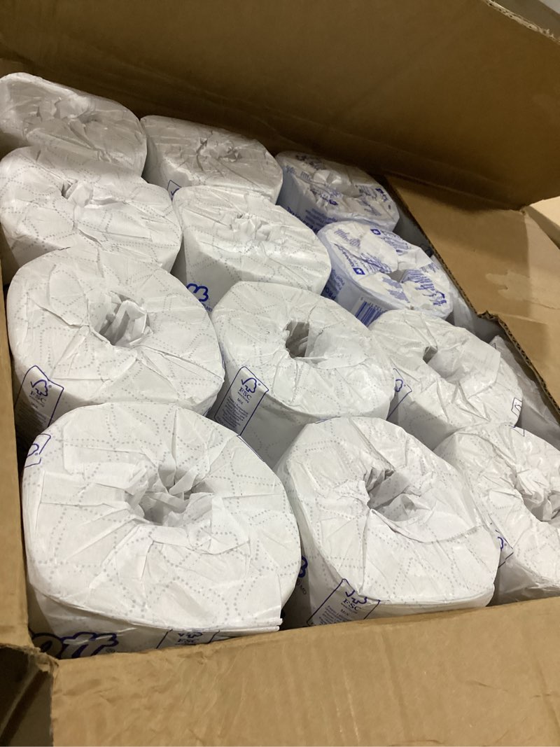 Condition photo showing New/Like New for scott professional standard roll toilet paper, bulk, 80 rolls (13217) | 473 sheets/roll, 2-ply, 100% recycled fiber, individually wrapped, elevated design, standard tier