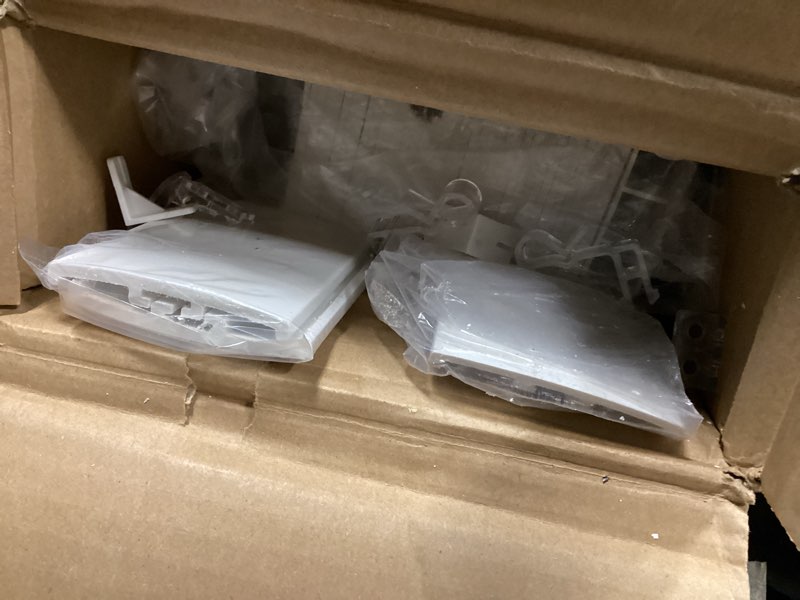 Condition photo showing As Is for Lotus & Windoware Cordless, 2 Inch Faux Wood Blind, 38" Wide x 72" Long, Window Blinds, Blinds & Shades, Blinds for Indoor Windows, Smooth, Bright White - 38" x 72",Bright White 38"W x 72"H Bright White