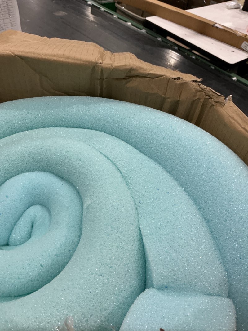 Condition photo showing As Is for linenspa memory foam mattress topper, queen size - 3 inch gel infused memory foam - plush feel - cooling and pressure relieving - certipur certified queen 3 inch classic gel