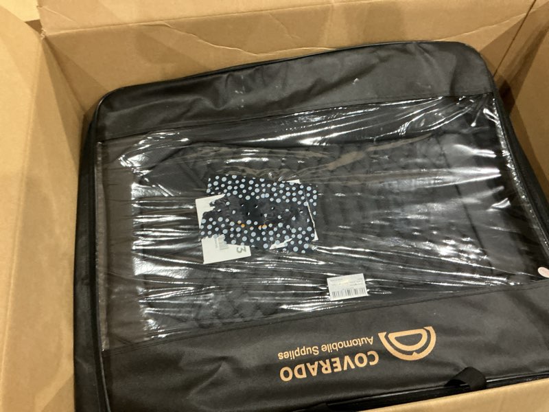 Condition photo showing Good Condition for coverado car seat cover, front seat cover, 2 pack universal seat covers for cars, breathable nappa leather seat cover, waterproof car seat protectors, automotive seat covers fit for most cars black black frontpair