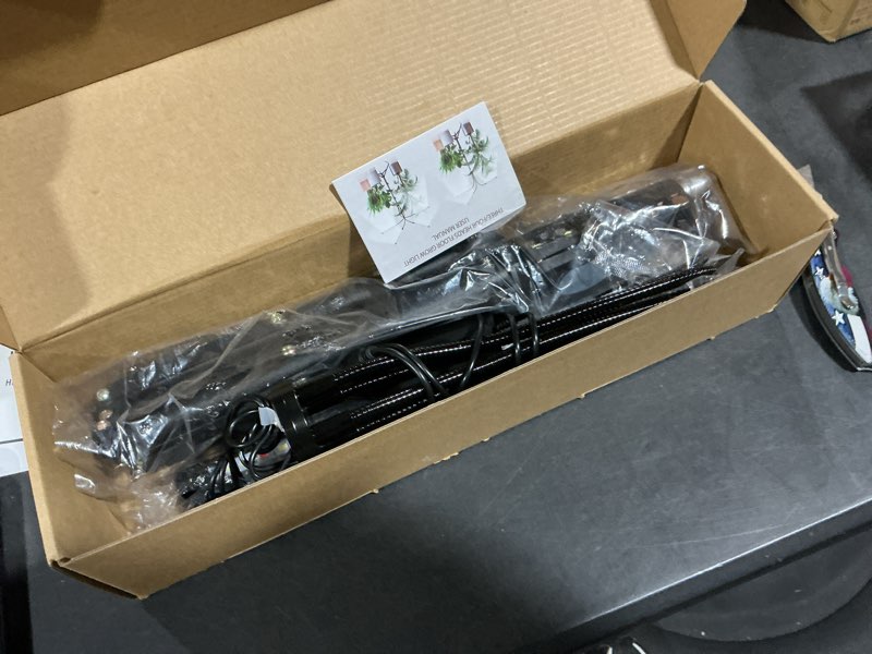 Condition photo showing Good Condition for GHodec Grow Light with Stand, 5500K Full Spectrum Gooseneck Floor Plant Light for Indoor Plants Growing,5 Dimmable Levels & Auto On/Off Timer,Tripod Stand Plant Lamp Height Adjustable 100.0 Watts