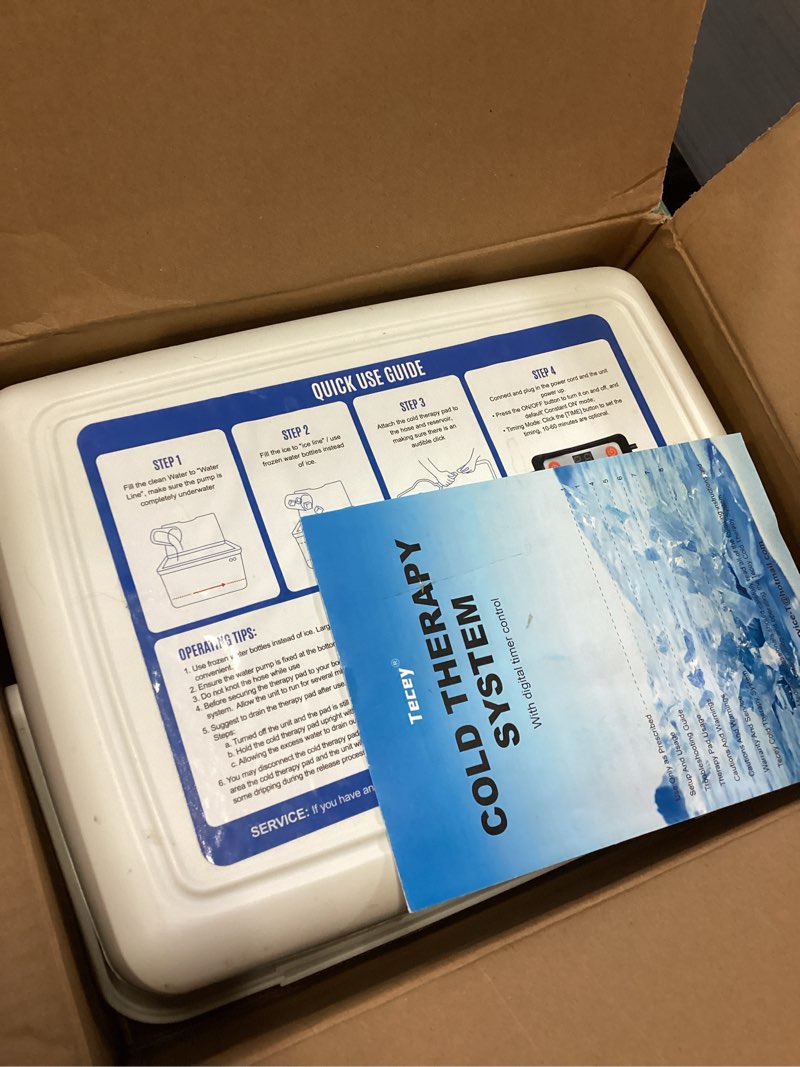 Condition photo showing Good Condition for Similar Ice Therapy Machine for Knee After Surgery Cold Therapy Machine with Timer, Ice Machine Leak-Proof K