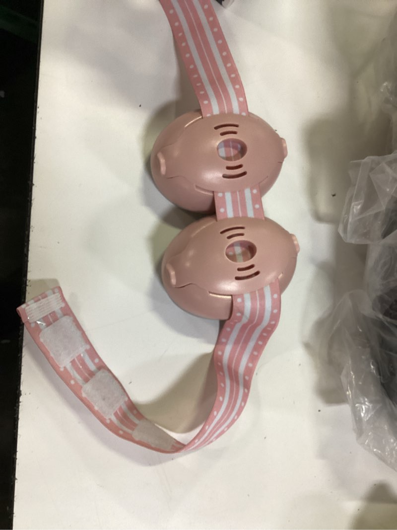 Condition photo showing As Is for nuby soft sounds earmuffs - adjustable baby earmuffs - baby essentials for travel - pink